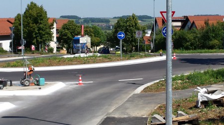 Heubach bei Schwäbisch Gmünd, aufgeklebte F 15 Secu-Reflex beschichtet